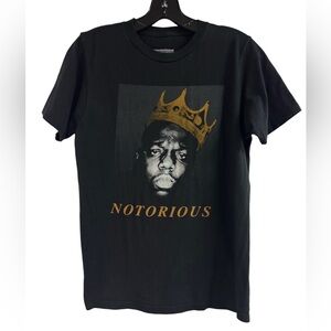 Notorious is BIG Biggie Smalls Black T-Shirt Size S